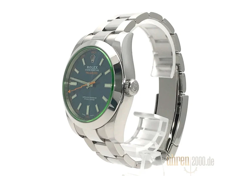 Rolex Oyster Perpetual Milgauss 116400GV Blue aus 2015