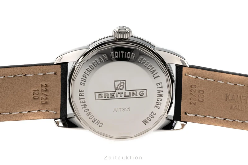 Breitling Superocean steel automatic men's watch A17321 LP: 4950EUR [2300019]