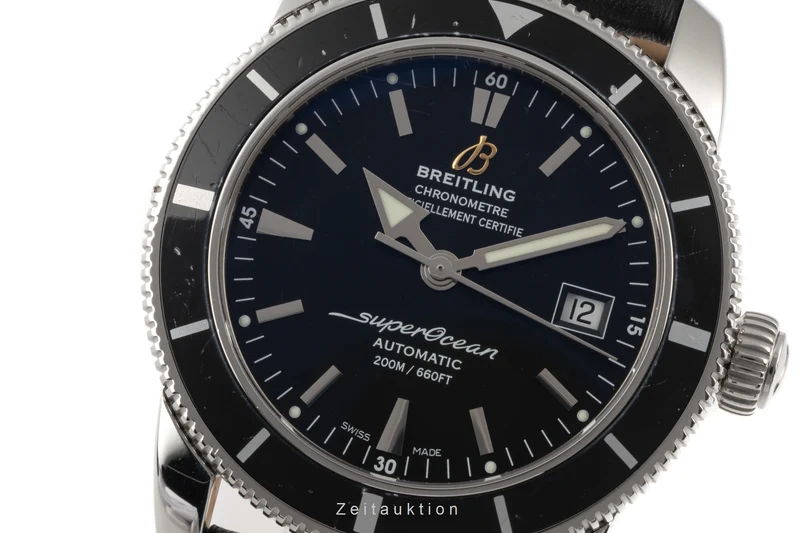 Breitling Superocean steel automatic men's watch A17321 LP: 4950EUR [2300019]