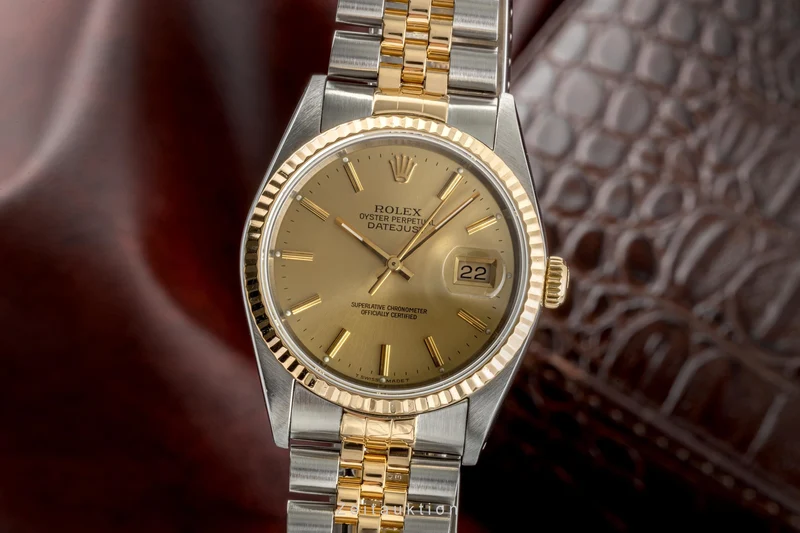 Rolex Datejust steel / gold automatic men's watch 16233 LP: 12450EUR [2207730]