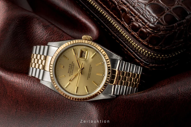 Rolex Datejust steel / gold automatic men's watch 16233 LP: 12450EUR [2207730]
