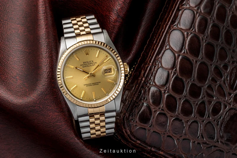 Rolex Datejust steel / gold automatic men's watch 16233 LP: 12450EUR [2207730]