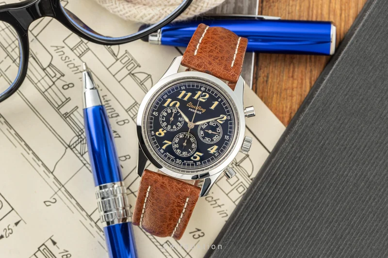Breitling Premier chronograph steel automatic men's watch A40035 LP: 7800EUR [2207713]