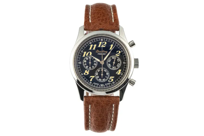 Breitling Premier chronograph steel automatic men's watch A40035 LP: 7800EUR [2207713]