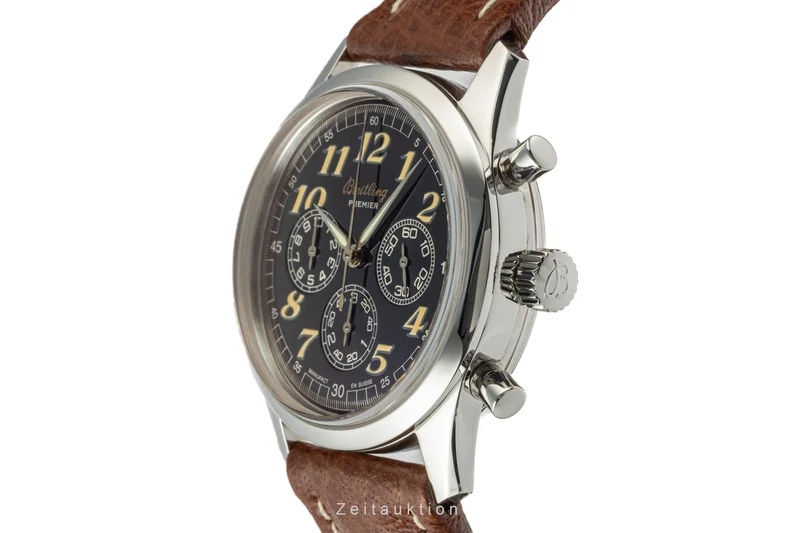Breitling Premier chronograph steel automatic men's watch A40035 LP: 7800EUR [2207713]
