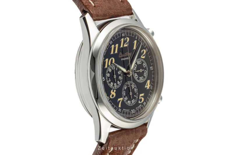 Breitling Premier chronograph steel automatic men's watch A40035 LP: 7800EUR [2207713]