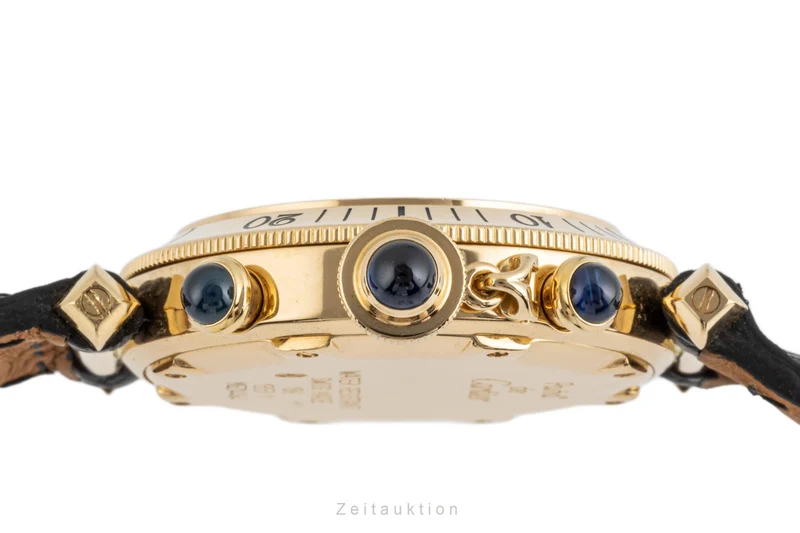 Cartier Pasha chronograph 18 ct gold quartz men's watch 1353 [2207688]