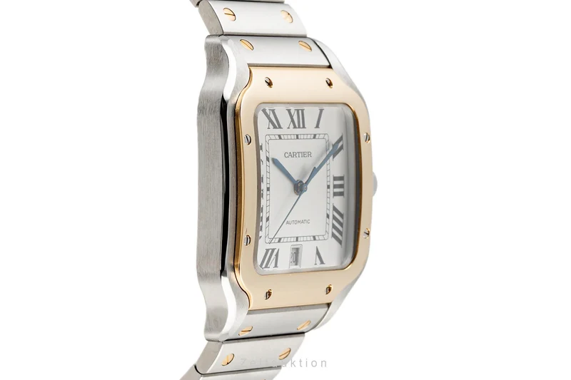 Cartier Santos steel / gold automatic men's watch W2SA0006 [2302946]