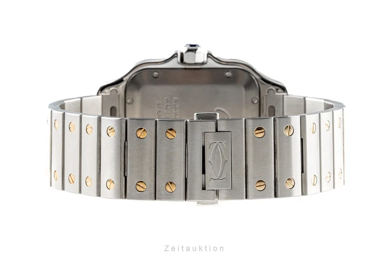 Cartier Santos steel / gold automatic men's watch W2SA0006 [2302946]