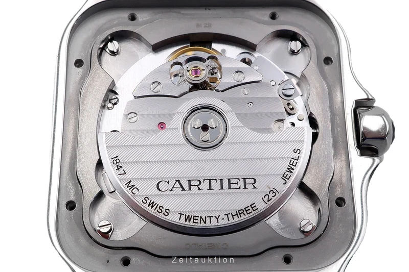 Cartier Santos steel / gold automatic men's watch W2SA0006 [2302946]
