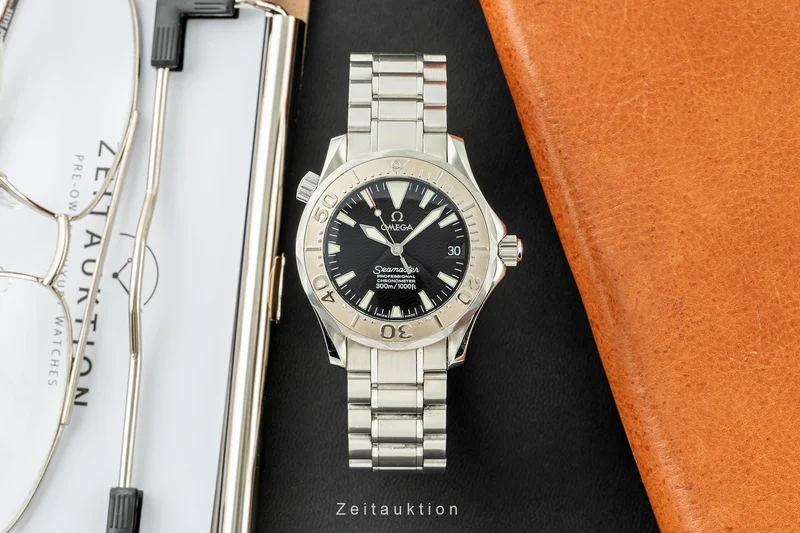 Omega Seamaster steel / white gold automatic men's watch 2236.50.00 VP: 7700EUR [2302878]