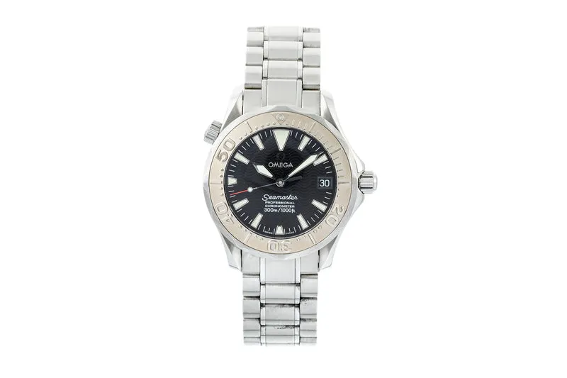 Omega Seamaster steel / white gold automatic men's watch 2236.50.00 VP: 7700EUR [2302878]