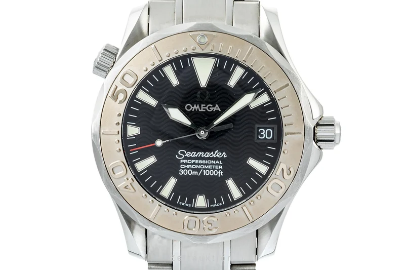 Omega Seamaster steel / white gold automatic men's watch 2236.50.00 VP: 7700EUR [2302878]