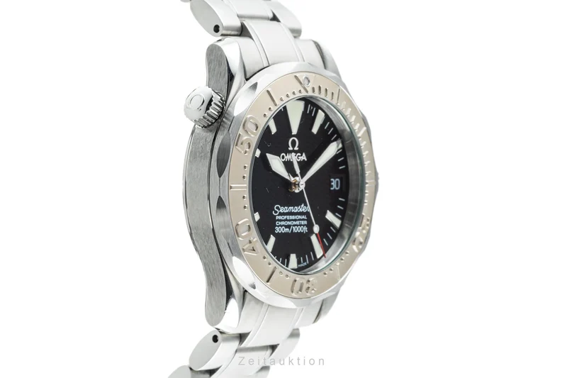 Omega Seamaster steel / white gold automatic men's watch 2236.50.00 VP: 7700EUR [2302878]