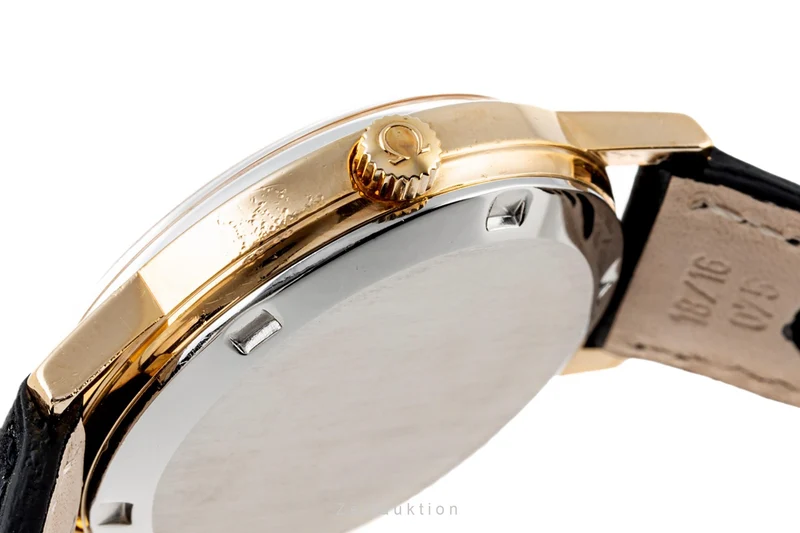 Omega Geneve gilt-brass automatic men's watch 166.0163 [2301773]