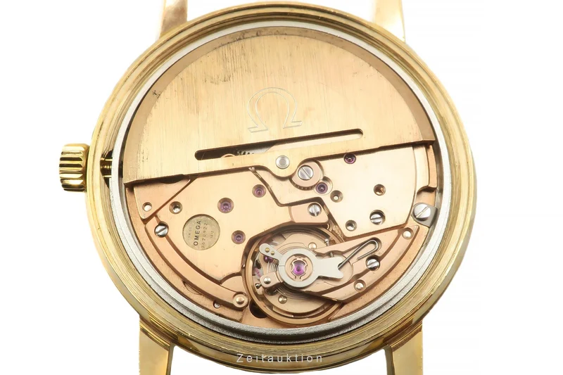 Omega Geneve gilt-brass automatic men's watch 166.0163 [2301773]