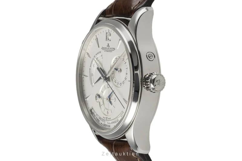 Jaeger LeCoultre Master Geographic steel automatic men's watch Q1428421, 176.8.29.S [2301691]