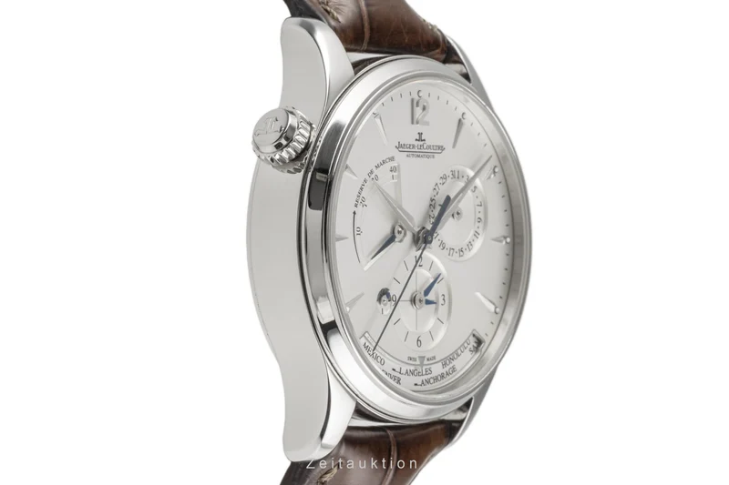 Jaeger LeCoultre Master Geographic steel automatic men's watch Q1428421, 176.8.29.S [2301691]