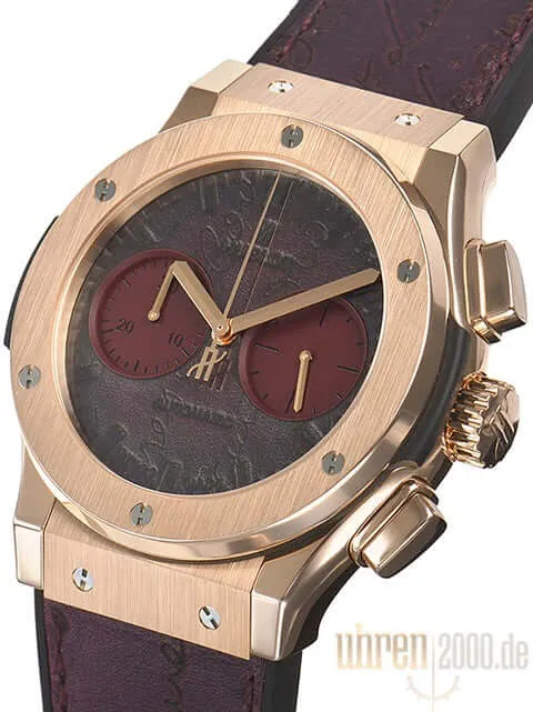 Hublot Classic Fusion Chronograph Berluti Scritto Bordeaux King Gold 521.OX.050V.VR.BER18
