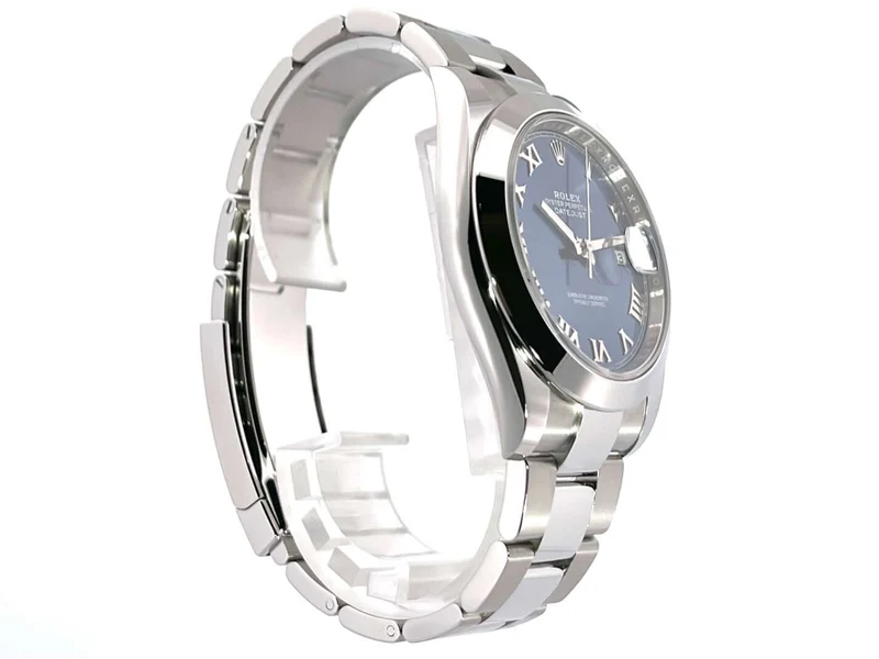 Rolex Datejust 41 Oystersteel 126300 Blau Römisch