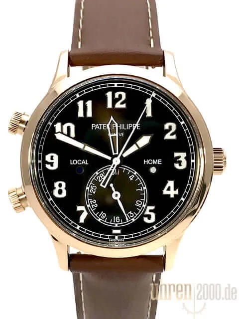 Patek Philippe Calatrava Pilot Travel Time 5524R-001 aus 2018 ungetragen