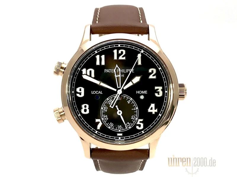 Patek Philippe Calatrava Pilot Travel Time 5524R-001 aus 2018 ungetragen
