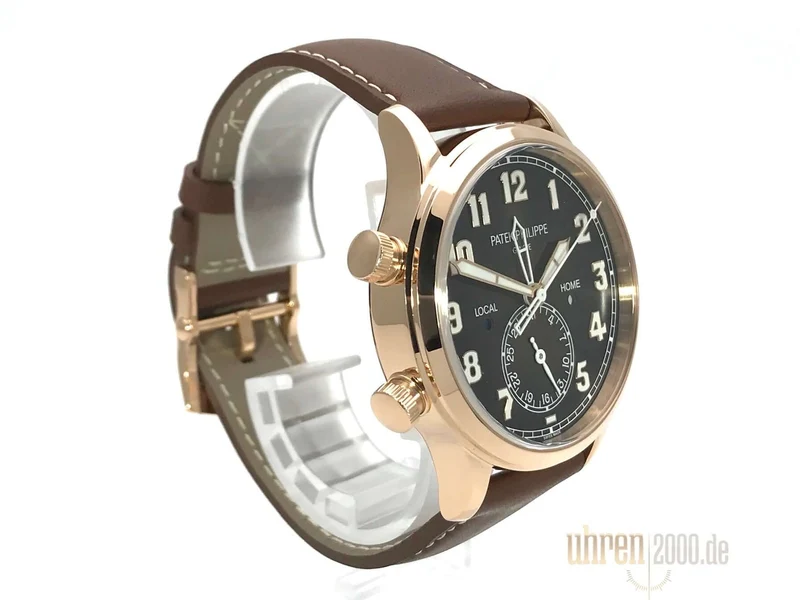 Patek Philippe Calatrava Pilot Travel Time 5524R-001 aus 2018 ungetragen