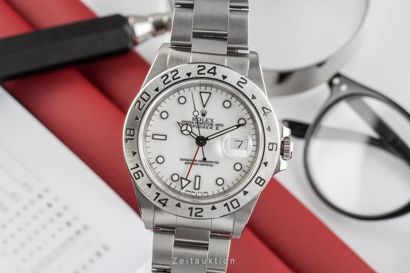Rolex Explorer II steel automatic men's watch 16570 [2207526]
