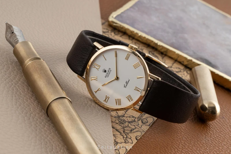 Rolex Cellini 18 ct gold manual winding men's watch 4112 [2207670]