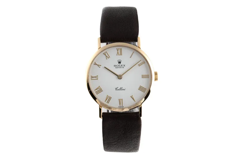 Rolex Cellini 18 ct gold manual winding men's watch 4112 [2207670]