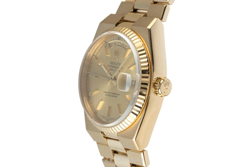 Rolex Day-Date 18 ct gold quartz men's watch 19018 LP: 34400EUR [2207623]