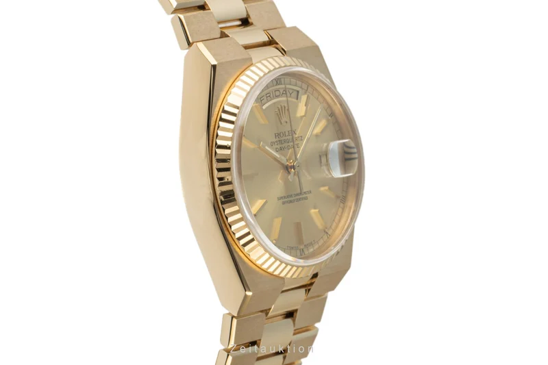 Rolex Day-Date 18 ct gold quartz men's watch 19018 LP: 34400EUR [2207623]