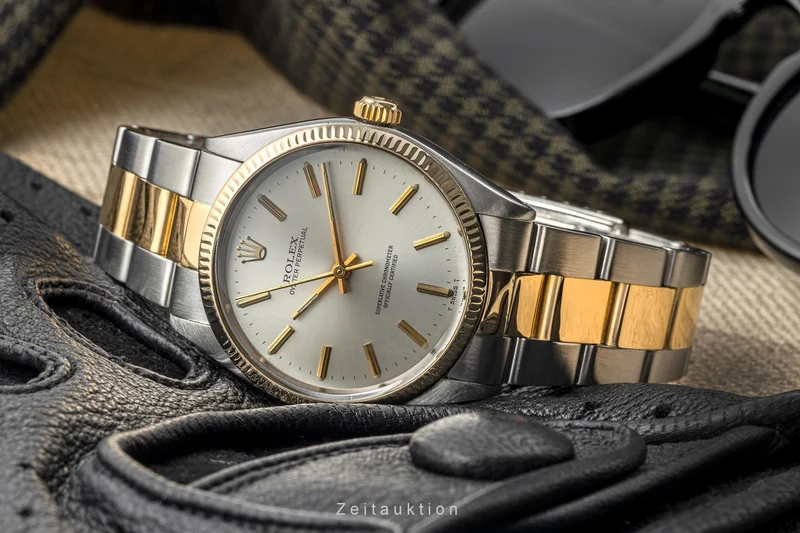 Rolex Oyster Perpetual steel / gold automatic men's watch 1005 LP: 11550EUR Vintage [2302862]