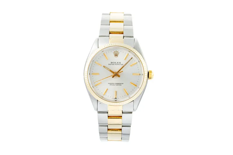 Rolex Oyster Perpetual steel / gold automatic men's watch 1005 LP: 11550EUR Vintage [2302862]