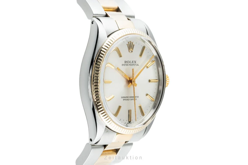 Rolex Oyster Perpetual steel / gold automatic men's watch 1005 LP: 11550EUR Vintage [2302862]