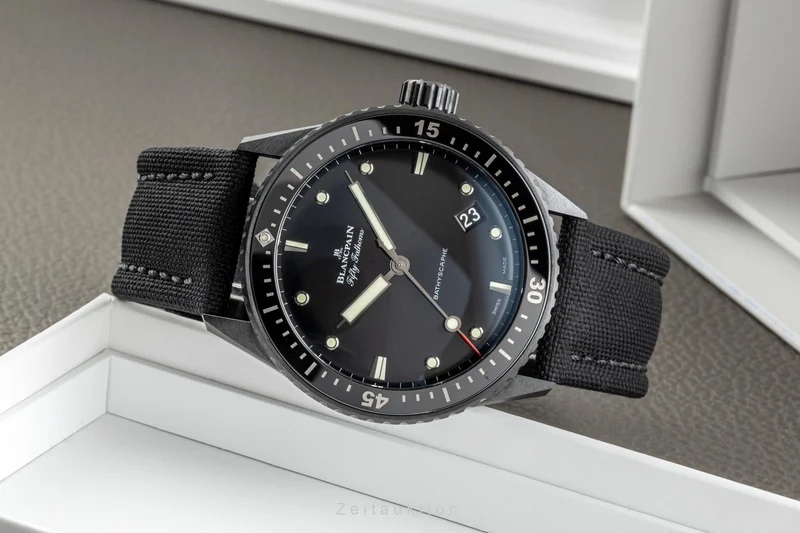 Blancpain Fifty Fathoms ceramic automatic men's watch 5000-0130-B52A LP: 13650EUR [2302800]