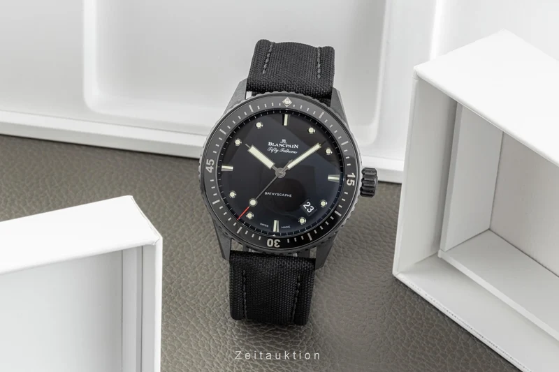Blancpain Fifty Fathoms ceramic automatic men's watch 5000-0130-B52A LP: 13650EUR [2302800]