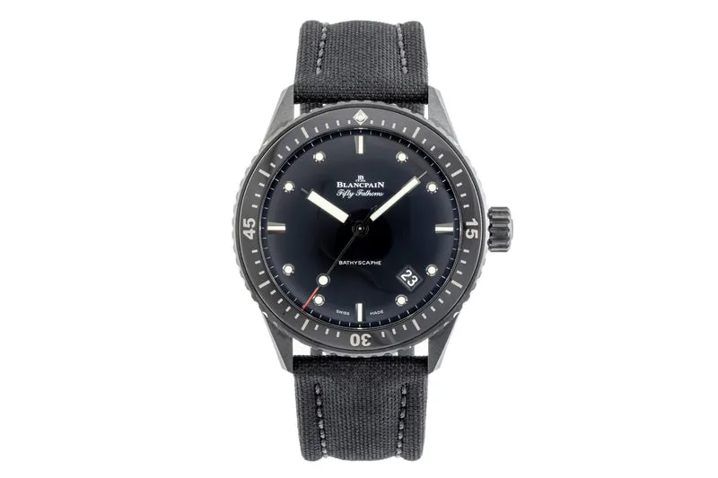 Blancpain Fifty Fathoms ceramic automatic men's watch 5000-0130-B52A LP: 13650EUR [2302800]