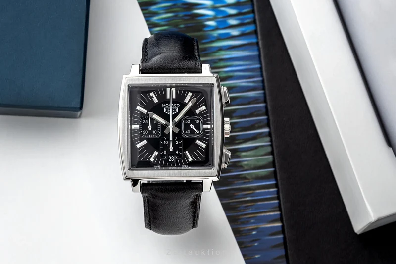 Tag Heuer Monaco chronograph steel automatic men's watch CS2111 LP: 7550EUR [2302772]