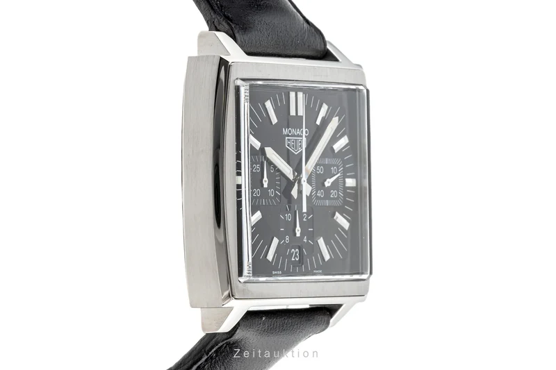 Tag Heuer Monaco chronograph steel automatic men's watch CS2111 LP: 7550EUR [2302772]