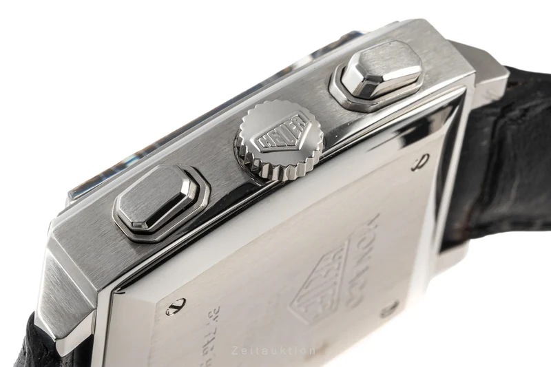 Tag Heuer Monaco chronograph steel automatic men's watch CS2111 LP: 7550EUR [2302772]