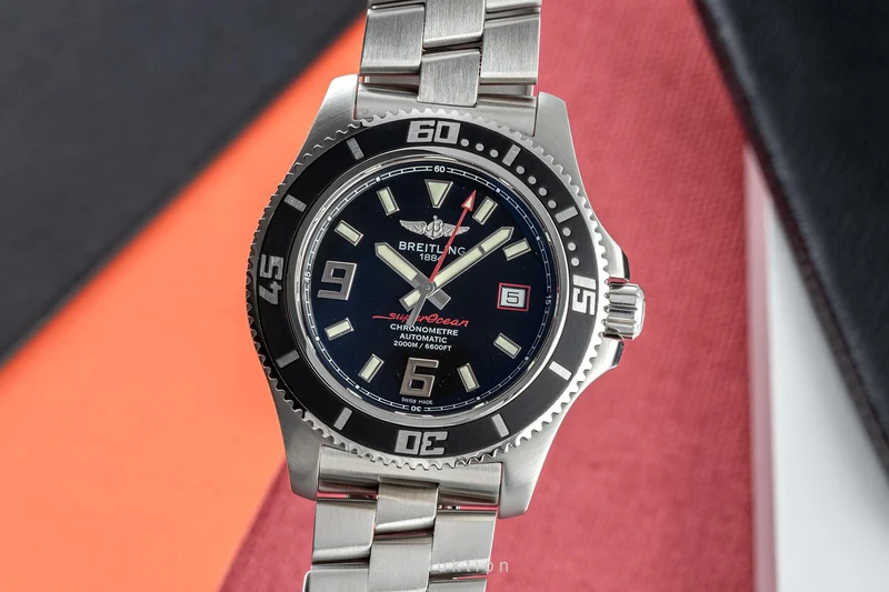 Breitling Superocean steel automatic men's watch A17391 LP: 5150EUR [2302761]