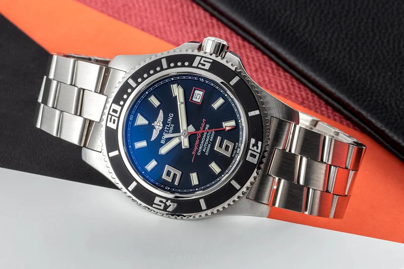 Breitling Superocean steel automatic men's watch A17391 LP: 5150EUR [2302761]