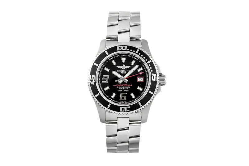 Breitling Superocean steel automatic men's watch A17391 LP: 5150EUR [2302761]
