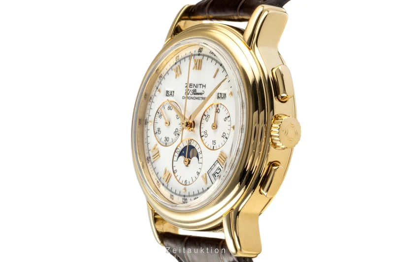 Zenith El Primero chronograph 18 ct gold automatic men's watch 30.0243.410 [2301680]
