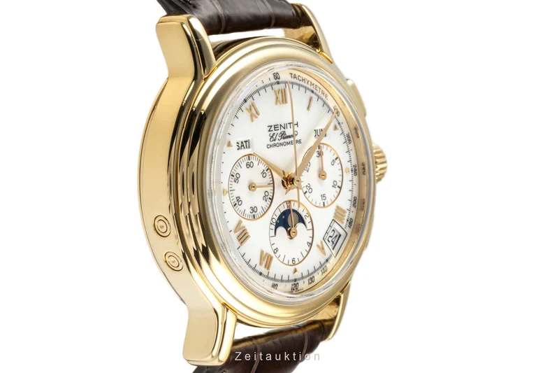 Zenith El Primero chronograph 18 ct gold automatic men's watch 30.0243.410 [2301680]