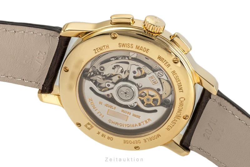 Zenith El Primero chronograph 18 ct gold automatic men's watch 30.0243.410 [2301680]