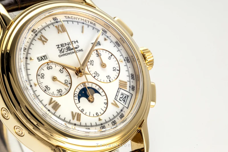 Zenith El Primero chronograph 18 ct gold automatic men's watch 30.0243.410 [2301680]