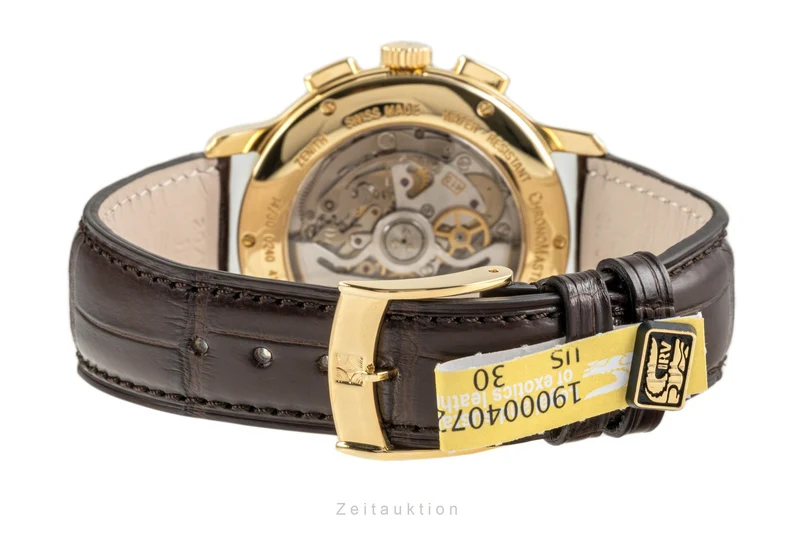Zenith El Primero chronograph 18 ct gold automatic men's watch 30.0243.410 [2301680]