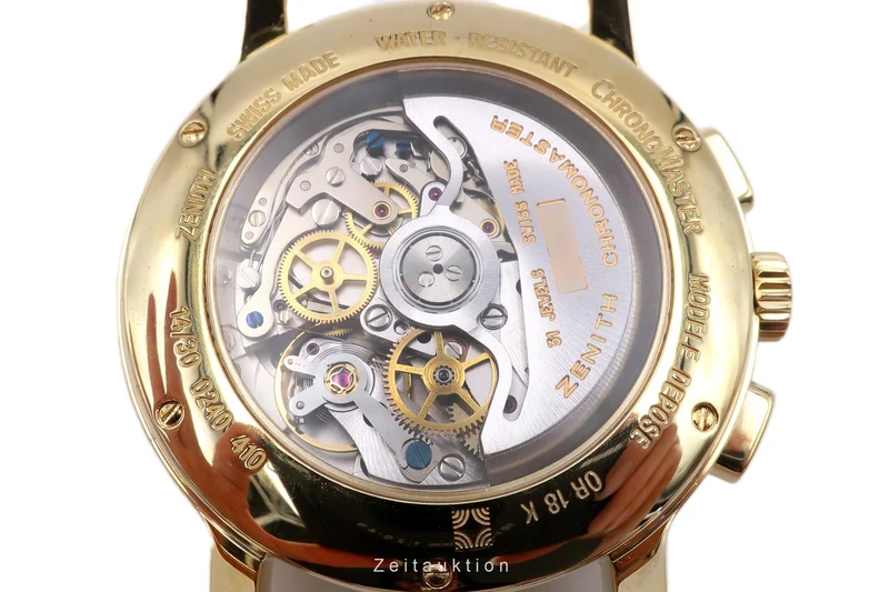 Zenith El Primero chronograph 18 ct gold automatic men's watch 30.0243.410 [2301680]